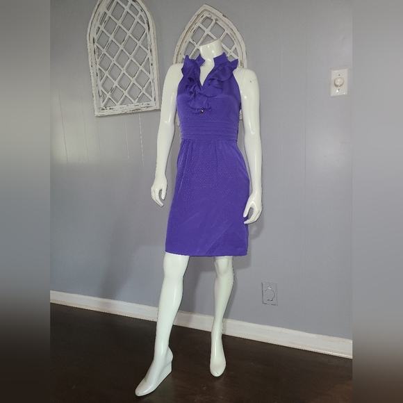 Gianni Bini Sleeveless Ruffle Front Dress Size 0 - Picture 7 of 8